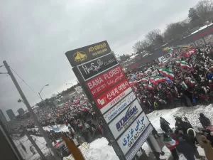 راهپیمایی بزرگ ایرانیان مقیم تورنتو